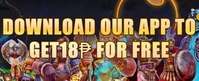 App Download Welcome Gift promotional banner